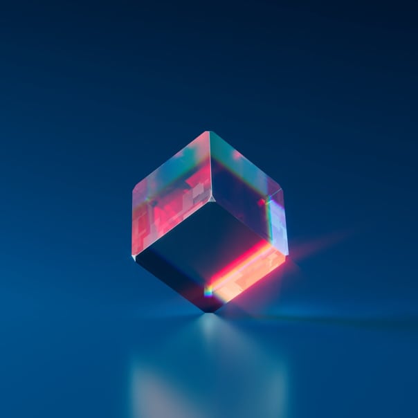 a holographic cube